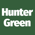 Hunter green color guide with hex codes and color swatches