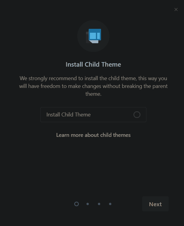 Install Blocksy Child Theme