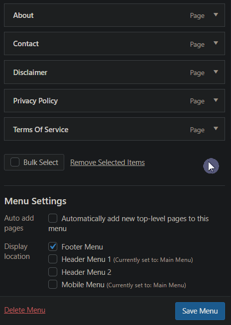 How to edit a WordPress menu item