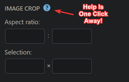 Media Library Help Button