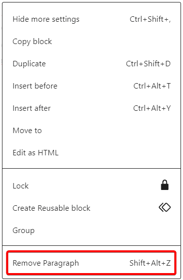 Remove A Block