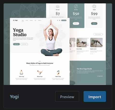The Blocksy Theme Yogi Starter Site