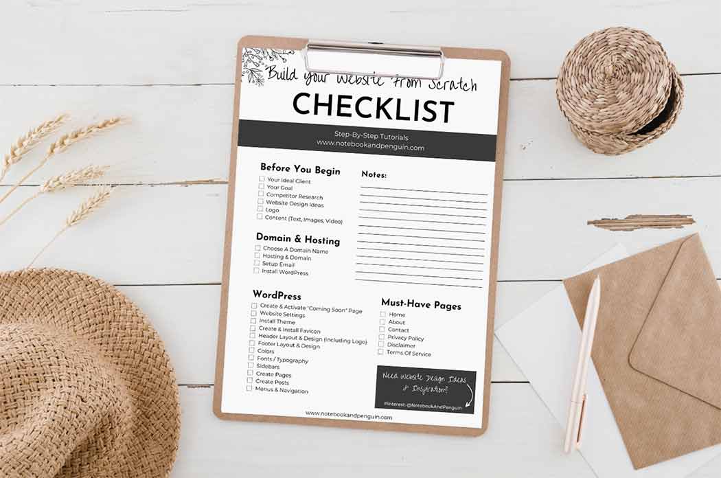 Website Checklist PDF