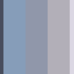 Blue gray color palettes with hex codes