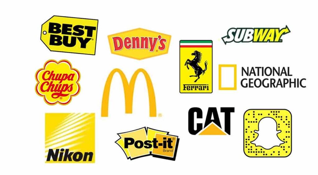 Comanies With Yellow Logos And Branding