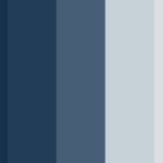 Navy blue color palette examples