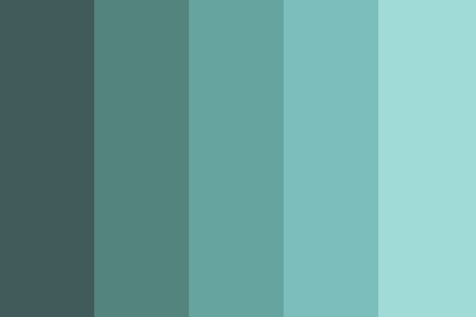 Teal color palette Ideas with hex codes and RGB values included