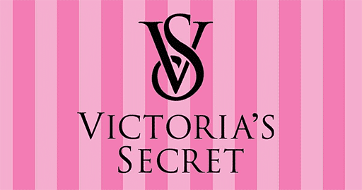 Victoria's Secret Logo - A great example of a pink and black color palette