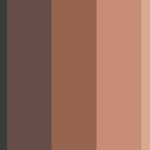 Skin tones color palette