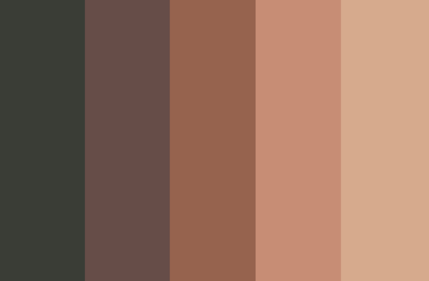 Skin tones color palette ideas