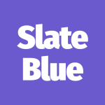 Slate Blue color guide which includes hex codes and color swatches