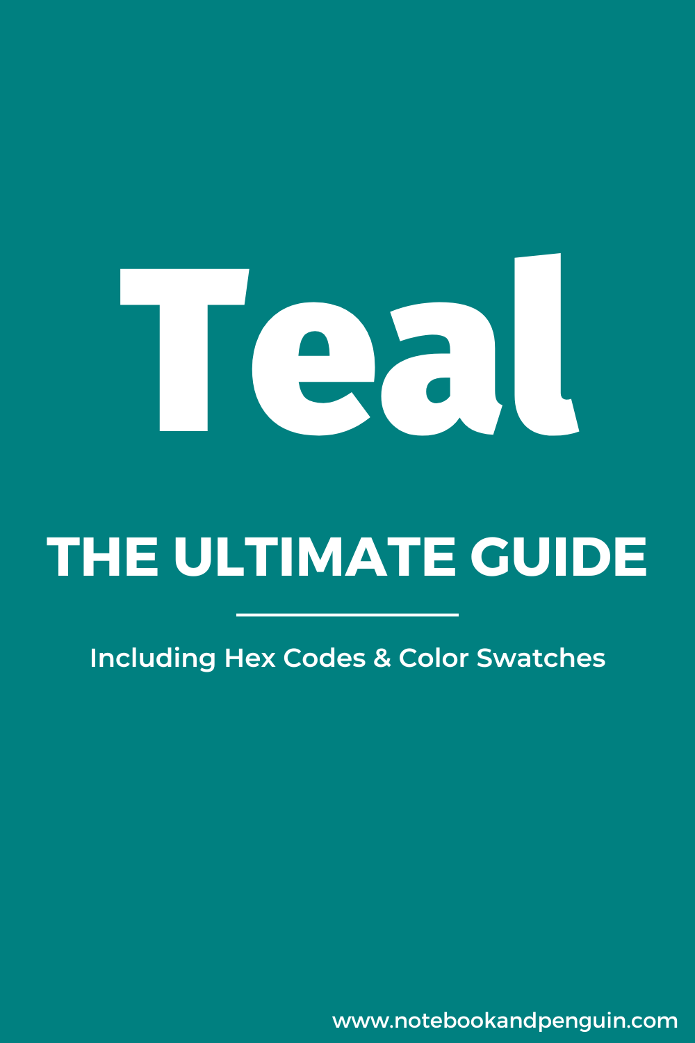 Best Teal Color Guide ( With Hex Codes & Color Swatches