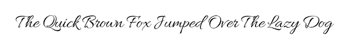 Allura Font Example