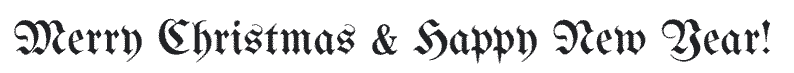UnifrakturMaguntia Holiday Google Font