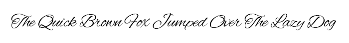 Alex brush script font example