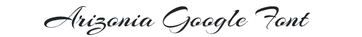 Arizonia Classic Western Google Font Example
