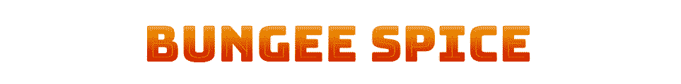 Bungee spice retro Google Font example