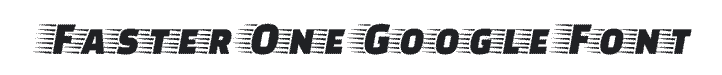 Faster one Google font for children