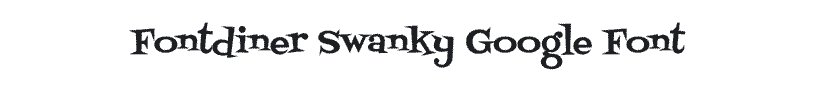 Fontdiner Swanky kid-friendly Google Font