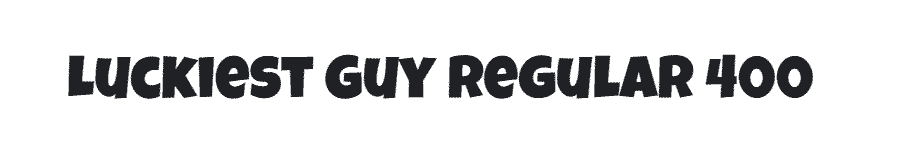 Luckiest Guy kid-friendly Google Font