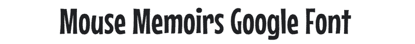 Mouse Memoirs teacher font