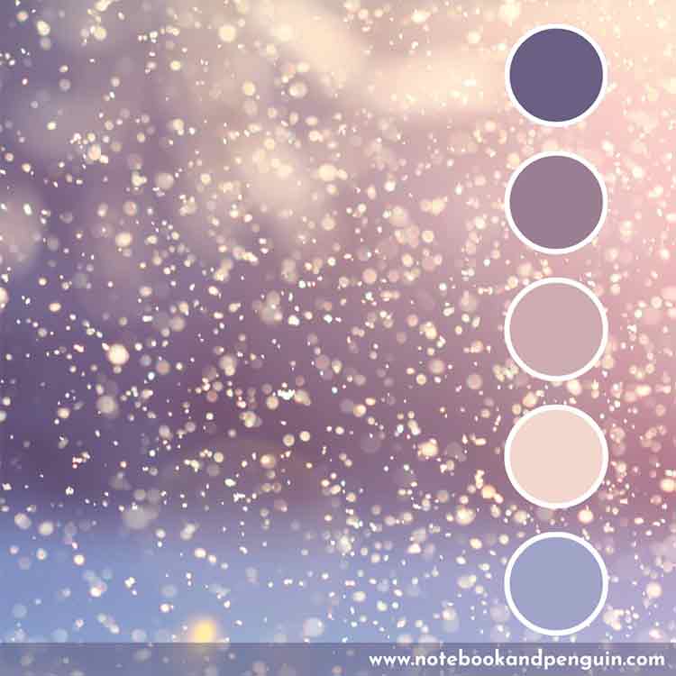 Darker pastel color palette