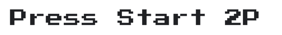 Press Start 2P computer Google Font for Teachers