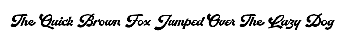 Retrofunk decorative font example