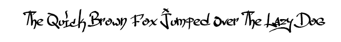 Tag type graffiti font example