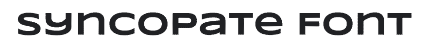 Syncopate Bold Google Font Example