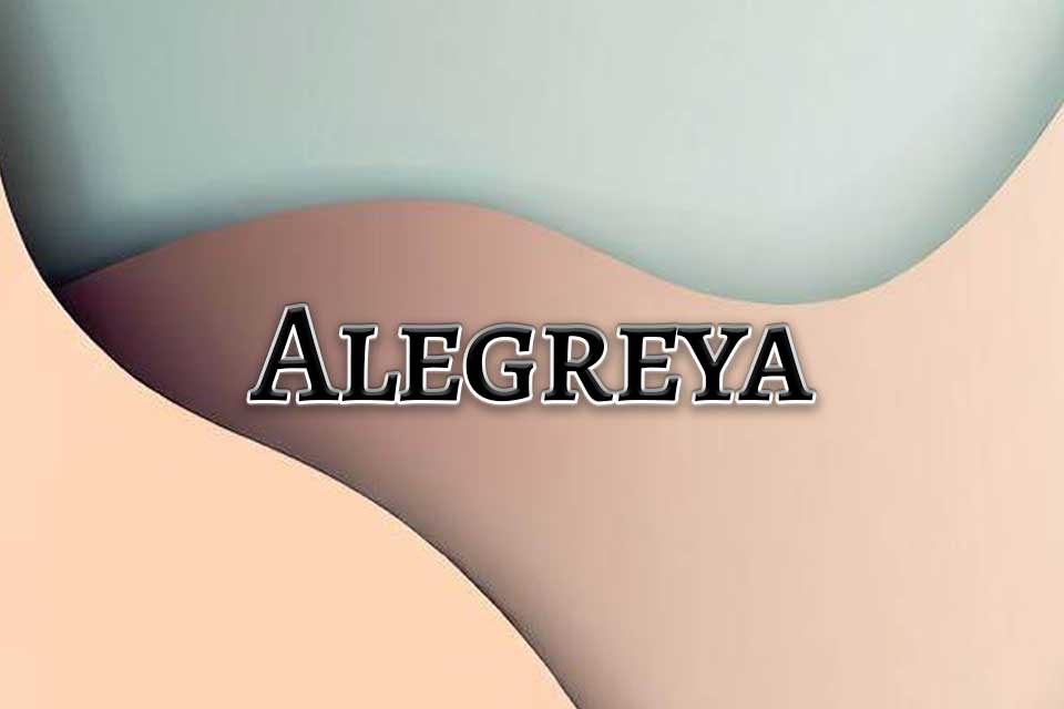 Alegreya Font Pairing Ideas Header