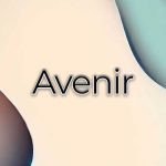 Avenir Google Font examples
