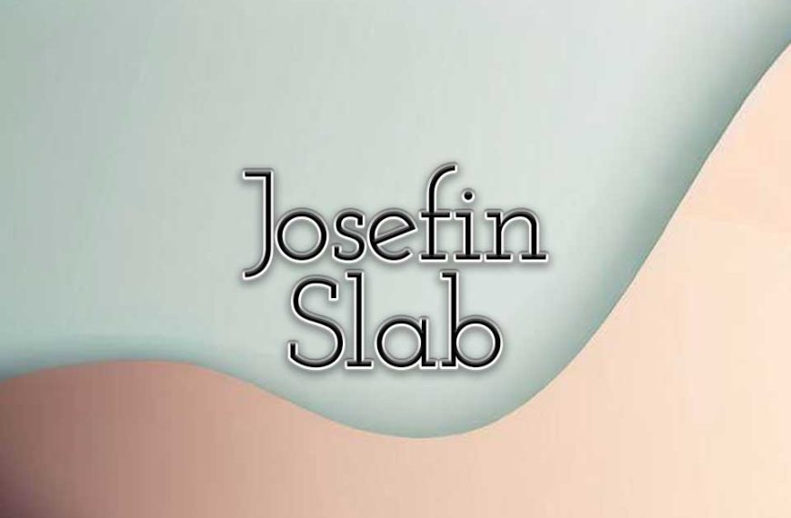 Josefin Slab Font Pairing Header
