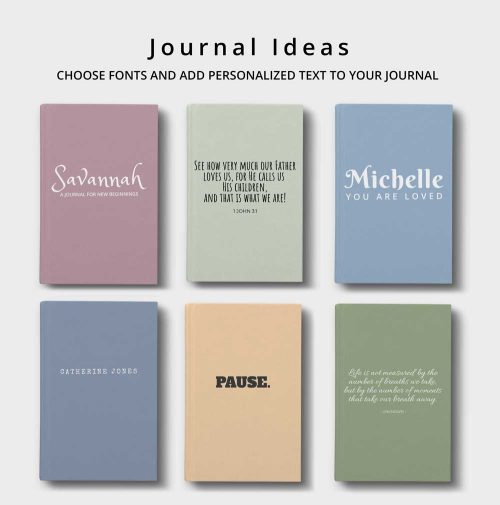 Custom journal cover design ideas