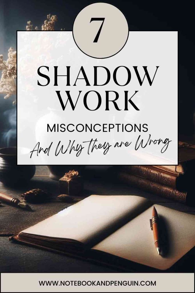 Shadow Work Misconceptions Pinterest Pin