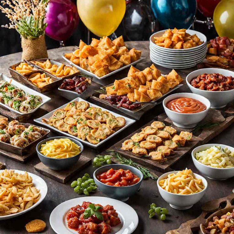 Vision board party food and drinks header