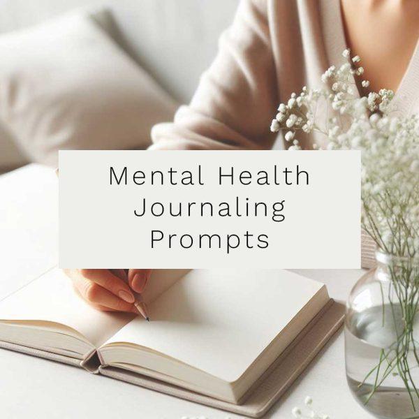 Mental Health Journal Prompts Header