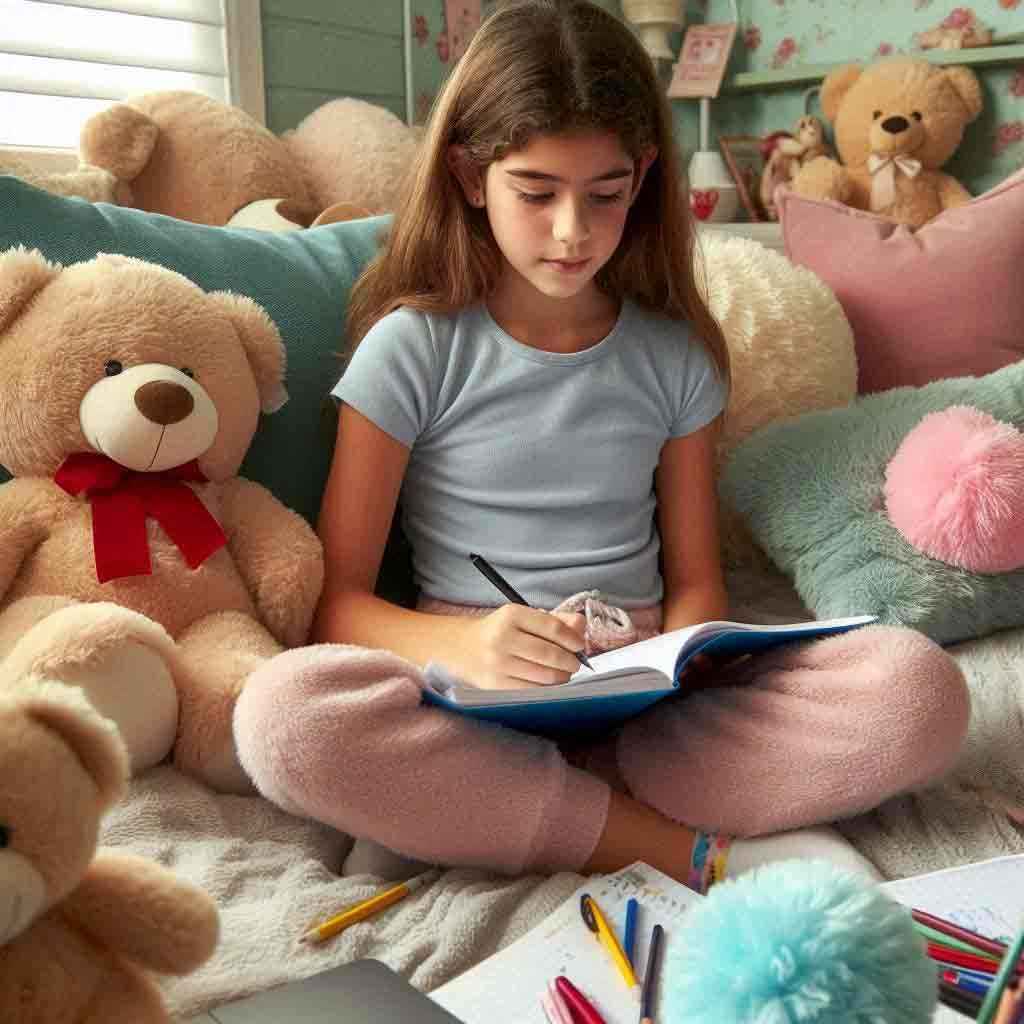 Kid's journal prompts header