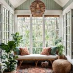Boho sunroom design idea
