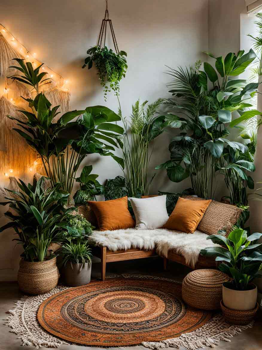 A collection of plants that don't need sunshine