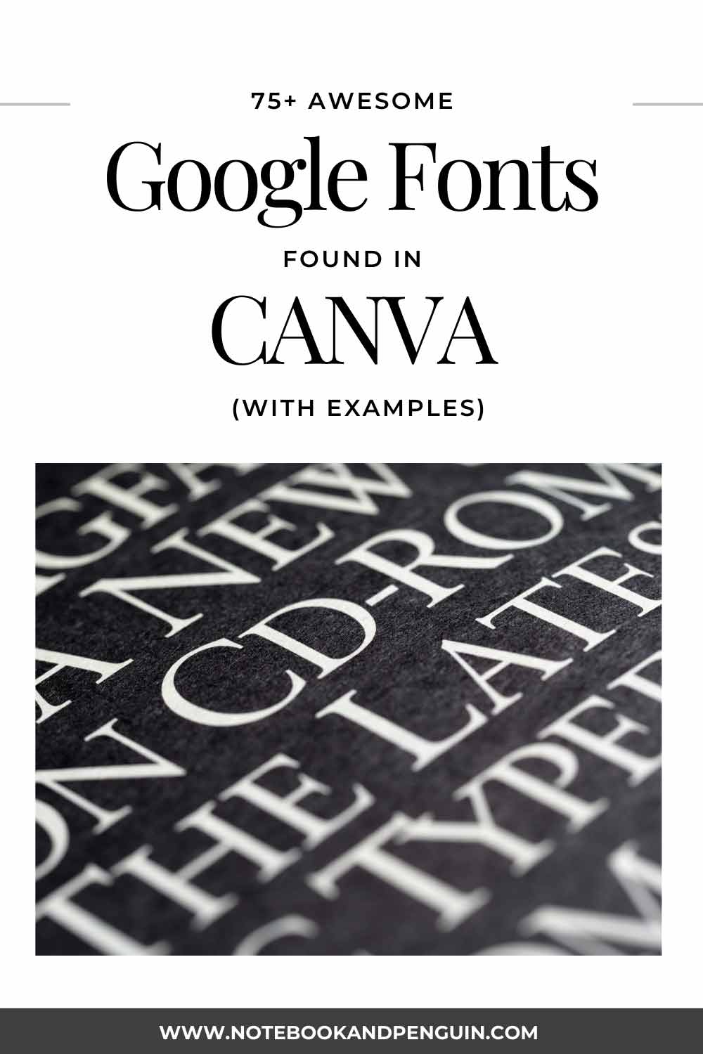 75+ Best Google Fonts Found In Canva (List With Examples)