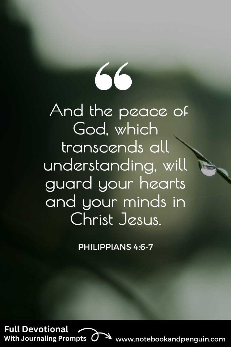 Daily Devotional: Philippians 4:6–7 (Peace Through Prayer)