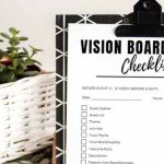 Free vision board party checklist for Christians