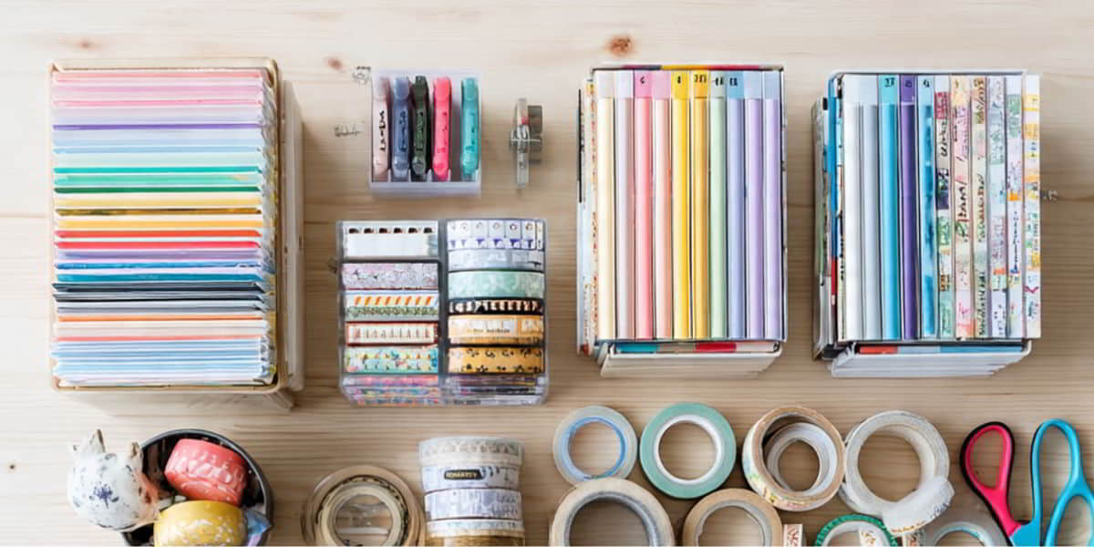 Supplies for Christian vision board parties