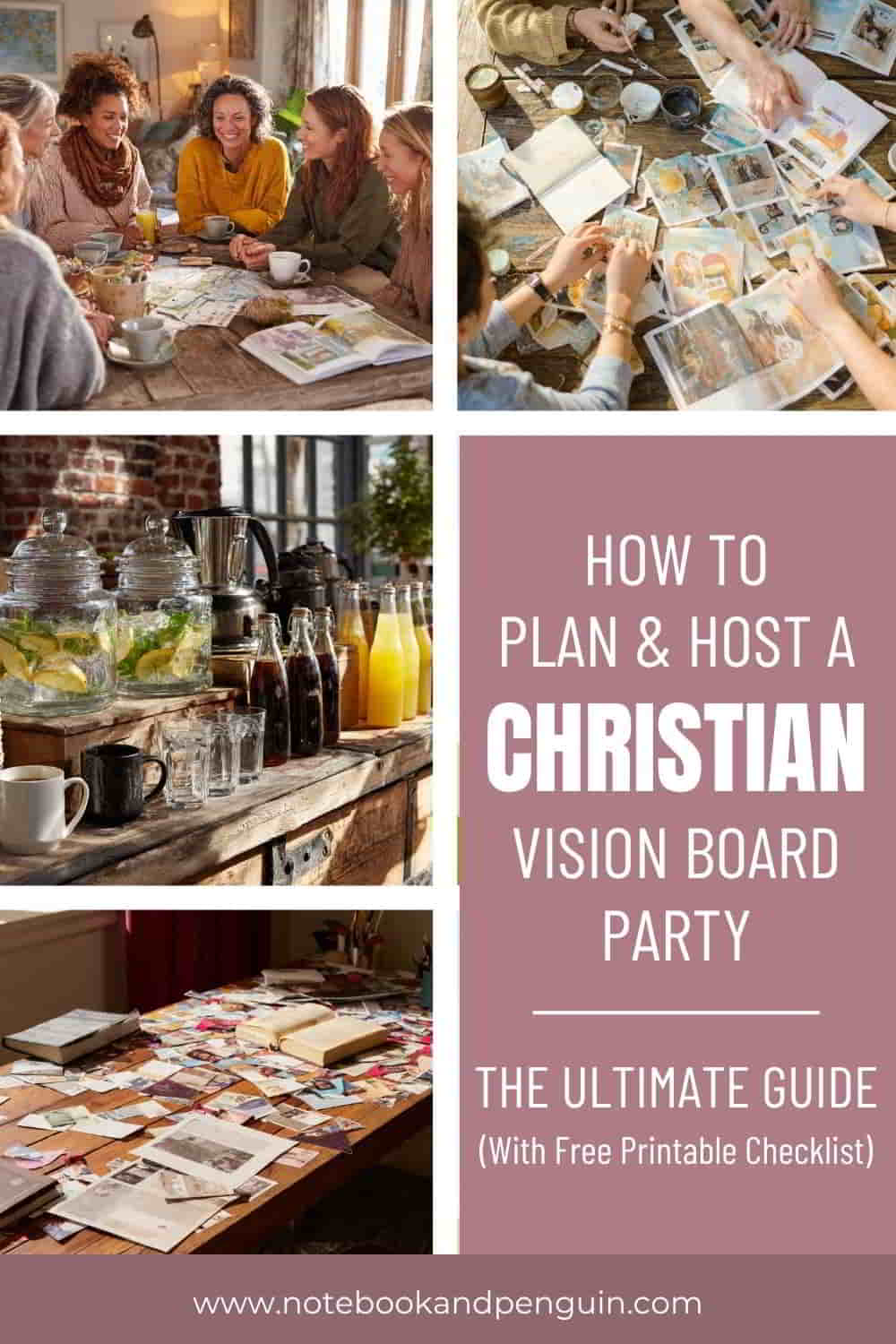 How to host a vision board party for Christians