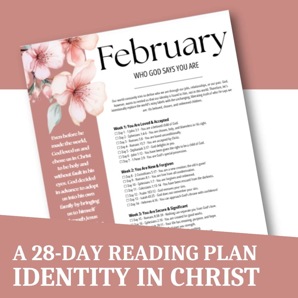 28-Day Bible reading plan for February with free PDF printable