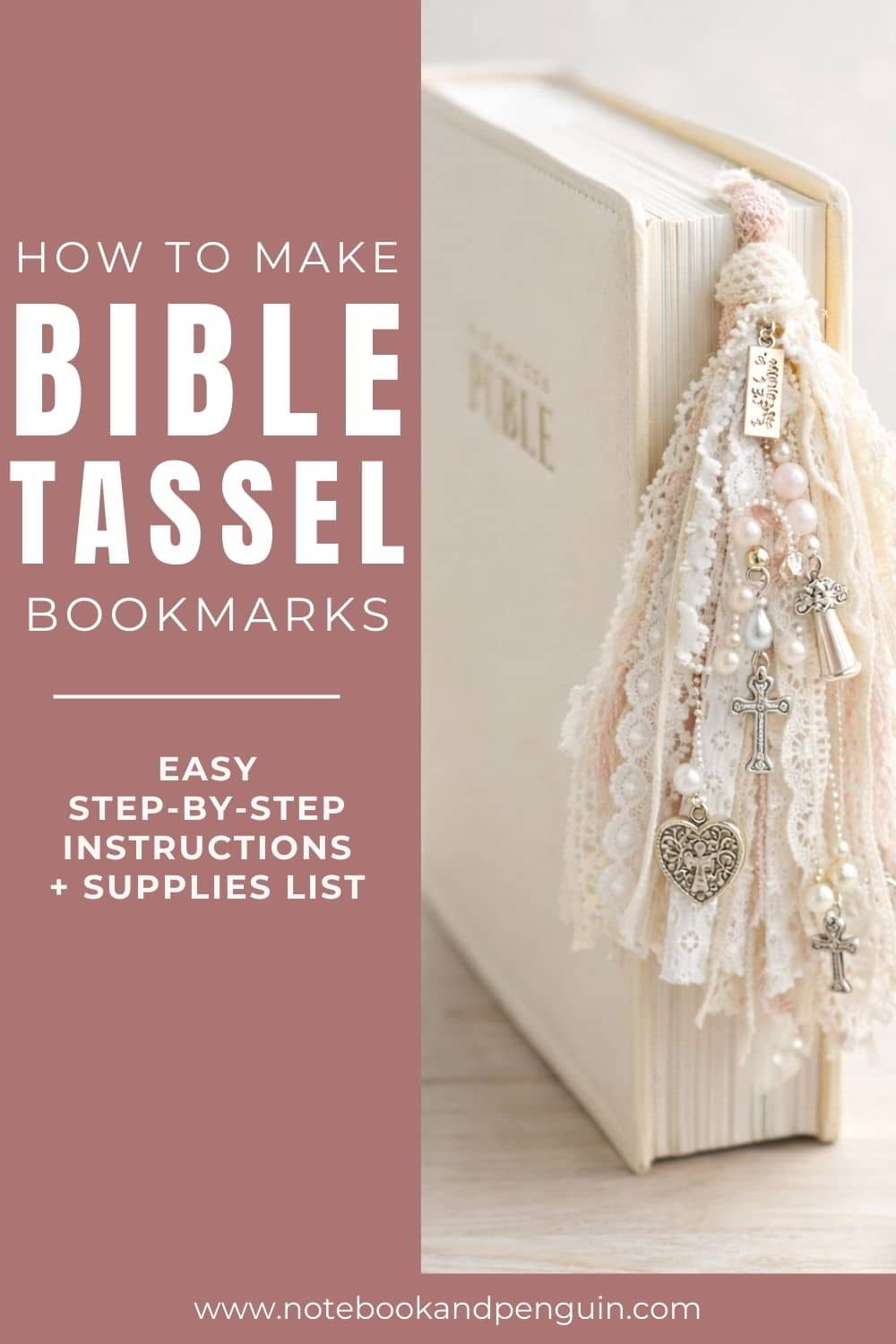 Bible tassel ideas Pinterest pin